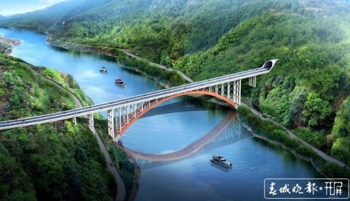 澜沧江特大桥成功合龙,300米大桥跨径创纪录!景海高速再传好消息 罗宗伟 通讯员 王卓 摄